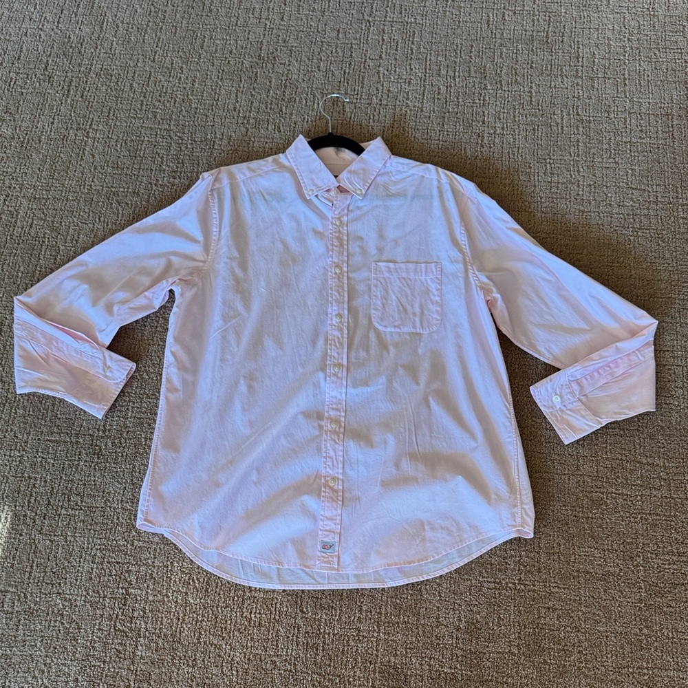 Vineyard Vines Light Pink Casual Button Down Shirt